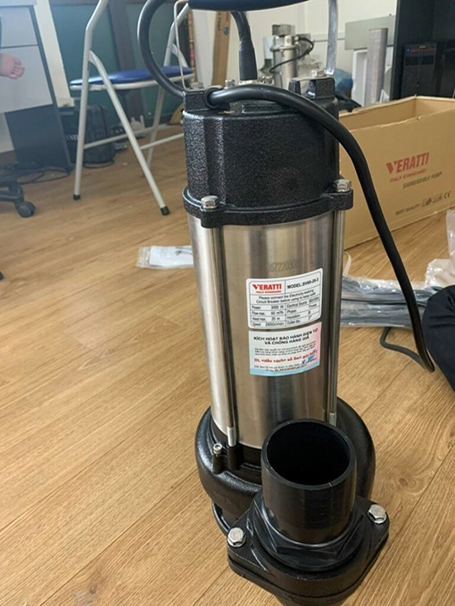 Bơm chìm nước thải Veratti SV60-20-3 Bơm chìm nước thải Veratti SV60-20-3