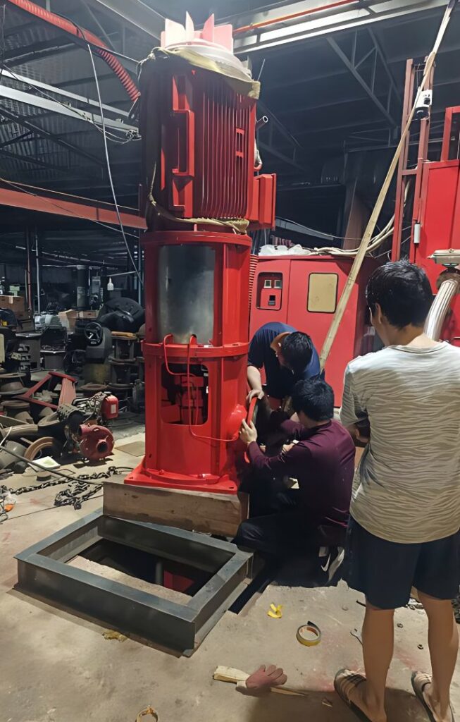 Kiểm định bơm PCCC tại xưởng Động Lực