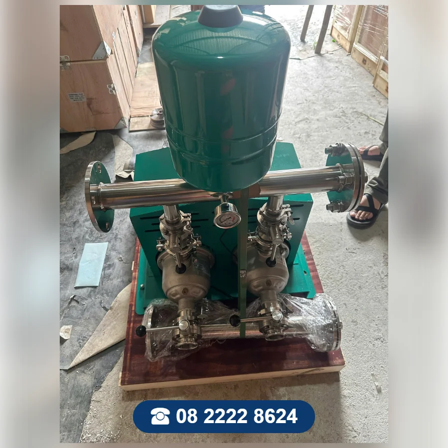 Hệ 2 bơm tăng áp biến tần Beluno 2IVT – nhìn từ trên Hệ 2 bơm tăng áp biến tần Beluno 2IVT – nhìn từ trên